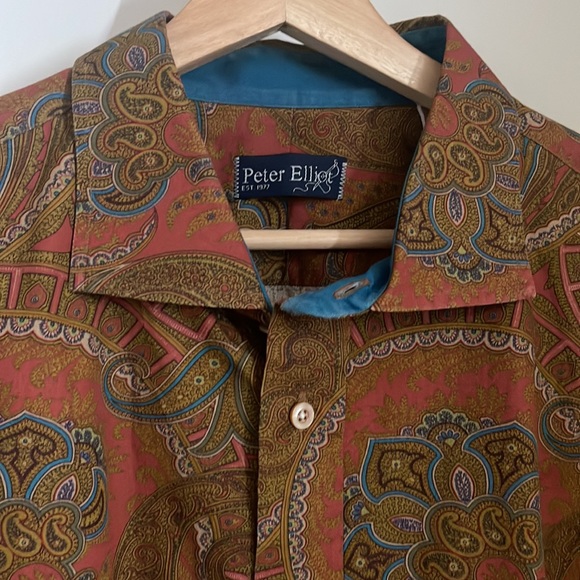 Peter Elliot Made in USA Sz XXL Button Down Shirt - Picture 2 of 7